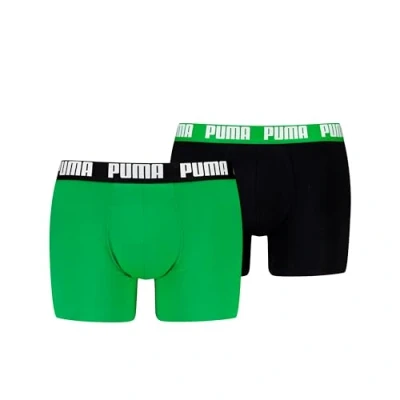 Afbeelding van PUMA Basic Men&#039;s Boxers 2 Pack, Green Combo, XL