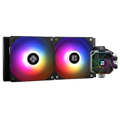 Afbeelding van Thermalright AQUA ELITE 240 V3 vloeibare CPU koeler, dubbele PWM ARGB ventilator met S FDB lagers, efficiënte gestuurde pomp, voor AMD/AM4/AM5, Intel LGA1150/1151/1200/2011/1700, (AE240 V3)