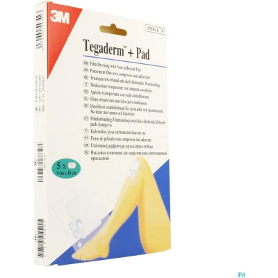 Afbeelding van Tegaderm + Pad 3m Transp Steril 9cmx10cm 5 3586p