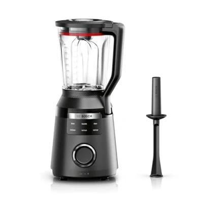 Afbeelding van Bosch VitaPower staafmixer, serie 6, 1800 W, 6 programma&#039;s, ProSpeed messen, Tritan™ kruk, zwart, MMB6652B