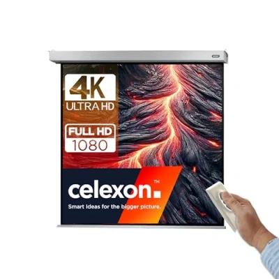 Afbeelding van Celexon Motor Professional Plus 1090760 Elektrisch projectiescherm 220 x cm Beeldverhouding: 1:1