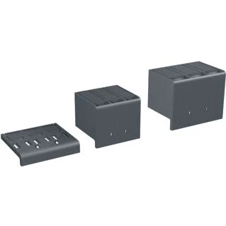 Afbeelding van Abb afdekkappen voor vermogensschakelaar tmax xt2 lage uitvoering ltc low 4 polig set van 2 stuks kleur grijs 1sda066659r1
