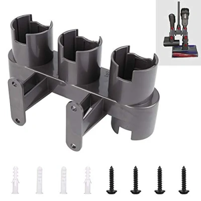 Afbeelding van ABClife Accessoires wandhouder houder, accessoirehouder organizer dockingstation voor Dyson V11 V10 V8 V7 stofzuiger (grijs, met onderdelenpakket)