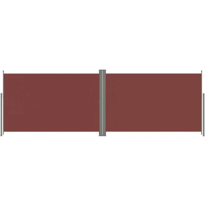 Afbeelding van vidaXL Windscherm uittrekbaar 220x600 cm bruin