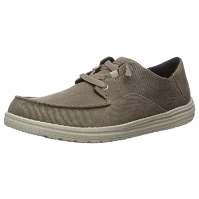 Afbeelding van Skechers Melson Volgo Sneaker voor heren, Bruin, 42.5 EU