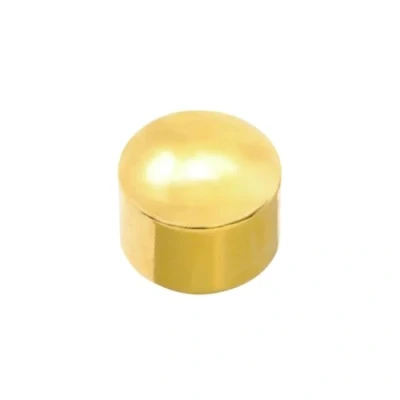 Afbeelding van Caflon 4mm 24K gold plated stalen oorknopjes voor oorschieter hypoallergeen steriel verpakt goudkleurig bolletje
