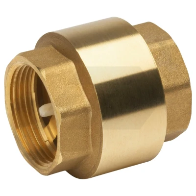 Afbeelding van Bonfix Messing Keerklep 1/2&quot; Binnendraad Met Kunststof Klep