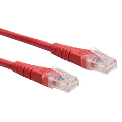 Afbeelding van Netwerkkabel Cat6 U/UTP 5 meter (100% koper, Rood)