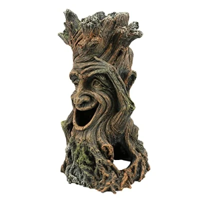 Afbeelding van Aqua Della Aquariumdecoratie Vissen Boom Met Gezicht 2 13,7x11,8x23,5cm 1st