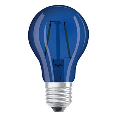 Afbeelding van OSRAM LED lamp Lampvoet: E27 Blauw 3000 K 2,50 W helder STAR DÉCOR CLASSIC A [Energie efficiëntieklasse C]