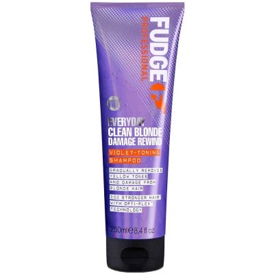 Afbeelding van Fudge Everyday Clean Blonde Damage Rewind Violet Toning Shampoo 250ml