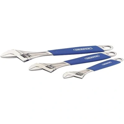 Afbeelding van Draper 88598 3 delige Soft Grip Verstelbare moersleutel Set