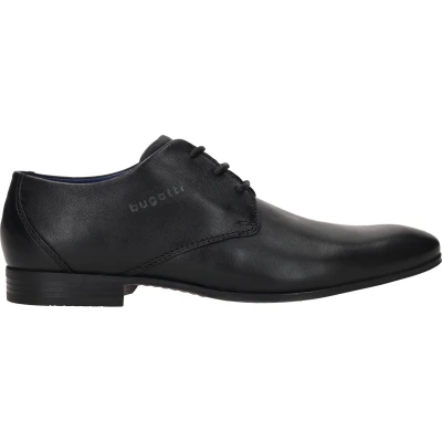 Afbeelding van Bugatti leren heren veterschoenen suede/glad leer Blauw Maat: 46