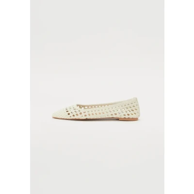 Afbeelding van Steve Madden Saxton Ballerina&#039;s, Dames, Maat: 37, Bone Imitatieleer/ textiel