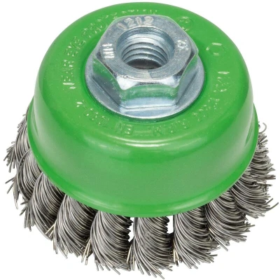 Afbeelding van Bosch Accessories 2609256504 Komborstel voor haakse en rechte schuurmachine gevlochten draad, roestvrij, 75 mm 1 stuk(s)
