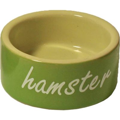 Afbeelding van Hamster eetbak steen groen diameter 8 cm Gebr. de Boon