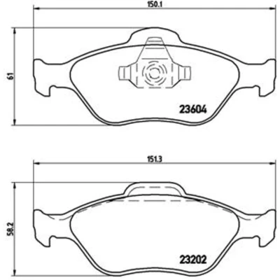 Afbeelding van Brembo Remblokset P 24 055