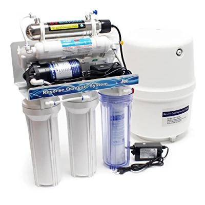 Afbeelding van Naturewater 6 traps omgekeerde osmose RO 180 l/dag met opvoerpomp en UV zuiveraar