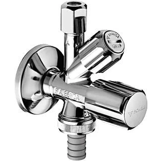 Afbeelding van Schell combinatie hoekstopkraan met vuilfilter 1/2&quot; x 10 mm chroom