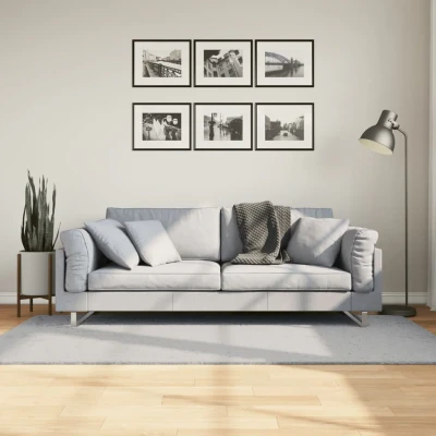 Afbeelding van Vloerkleed HUARTE laagpolig zacht wasbaar 100x200 cm grijs