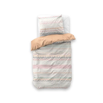 Afbeelding van Sleeptime Elaya Dekbedovertrek Lits Jumeaux 140X200/220 + 1 x kussensloop 60x70 Wit