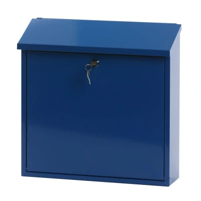 Afbeelding van Basic wandbrievenbus Malagan Blauw
