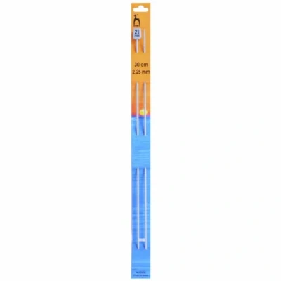 Afbeelding van Pony Klassiek: Breispelden: Ended: 30cm x 2.25mm, Staal, Multi, 2.25mm