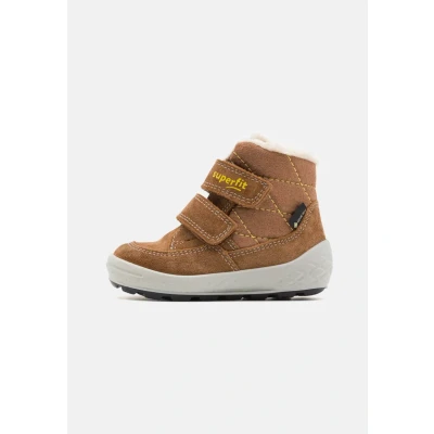 Afbeelding van Superfit Groovy 2.0 Warm gevoerde Gore Tex, sneeuwlaarzen, bruin/geel 3000, 22 EU breed, Bruin Geel Ancho
