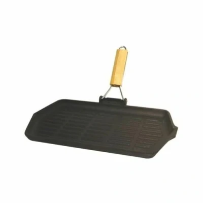 Afbeelding van BAUMALU Gietijzeren grill 33,5x19,5 cm