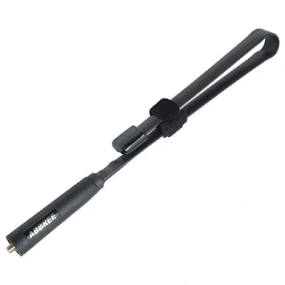 Afbeelding van ABBREE Opvouwbare CS Tactische SMA Vrouwelijke Connector Dual Band VHF UHF 144/430Mhz Antenne voor Baofeng UV 5R, 82, BF F8HP, 5R V2+ Plus, F9 Walkie Talkie