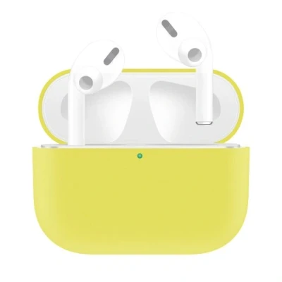 Afbeelding van AirPods Pro / 2 Solid series Siliconen hoesje Geel