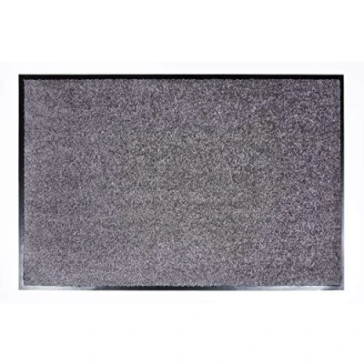 Afbeelding van Hoogwaardige stofmat deurmat binnen 30 C wasbare antislip loper tapijt keuken gang grijs 60x180 cm