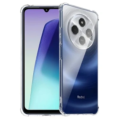 Afbeelding van FDHYFGDY Beschermhoesje voor Xiaomi Redmi 14C, transparante schokbestendige siliconen telefoonhoes, helder, zachte TPU bumperhoes