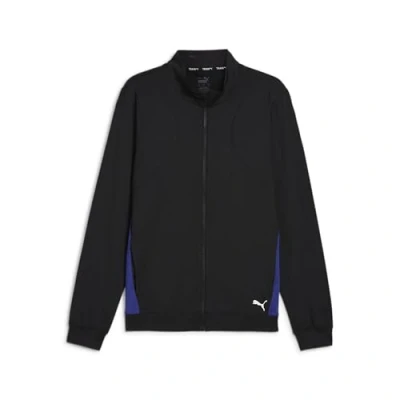 Afbeelding van Puma FULL ZIP Jacket Sweater met rits blacklapis lazuli, Heren, Maat: Medium, black lapis lazuli