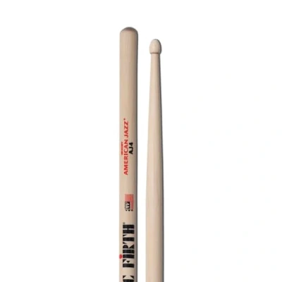 Afbeelding van Vic Firth AJ4 Sticks, American Jazz, Wood Tip Drumsticks