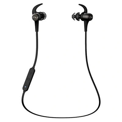 Afbeelding van NuForce BE Sport 3 in ear draadloze Bluetooth hoofdtelefoon magnetisch grijs