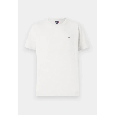 Afbeelding van Tommy Jeans Jaspe SLIM TEE Tshirt basic, Heren, Maat: 44, Grey