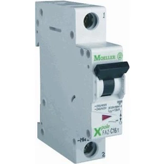 Afbeelding van Eaton faz installatieautomaat 1p 15ka c karakteristiek 6a 1 module breedte 17 5mm 278555