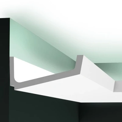 Afbeelding van Orac C352 Flat kroonlijst 200x7.6x17.1cm klassieke afwerking van plafonds en wanden