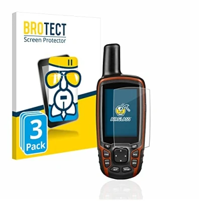 Afbeelding van BROTECT Screenprotector voor Garmin GPSMAP 64s Folie Beschermfolie Beschermglas transparant (3 Stuks)