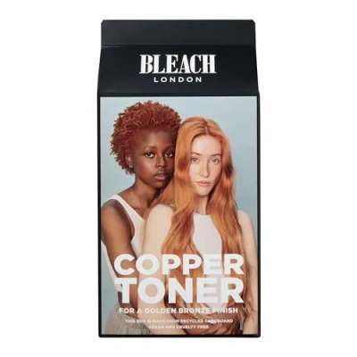 Afbeelding van Bleach London Koperen tonerset: ammoniakvrije tinten voor een gladde gemberafwerking, ideaal lichtblond tot middelblond haar, met zacht glanscomplex (complete set)