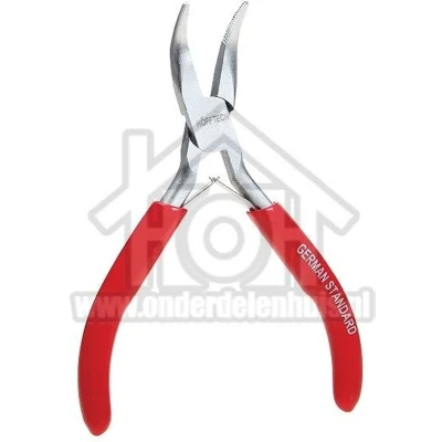Afbeelding van Hofftech Langbektang Preciesiewerk Gebogen 125 mm Antislip