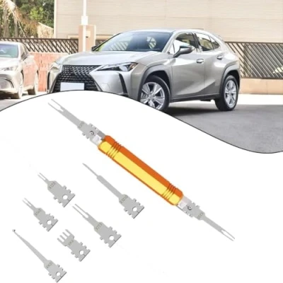 Afbeelding van CHANG QI 8 stuks gereedschap voor het uittrekken van elektrische pennen, aansluitklemmen &amp; kits uitdraaigereedschap, gereedschapsset Molex Mini Fit Jr. 5557 pen en busaansluitingen