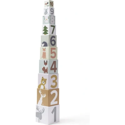 Afbeelding van Kids concept stapelblokken edvin dieren 10st