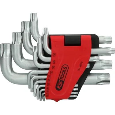 Afbeelding van KS Tools 151.4610 Torx inbussleutelset, kort, 14 dlg