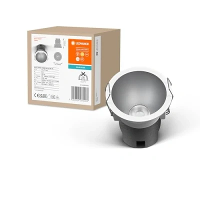 Afbeelding van LEDVANCE Orbis Berlin LED loftlampe 300mm, sort, 16w, 2000lm, varm hvid lysfarve, meget homogen lysfordeling, lang levetid, fast installeret modul, rund, IP20 beskyttelsesklasse, 3000K