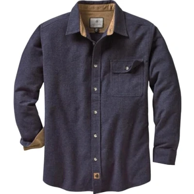 Afbeelding van Legendary Whitetails Standaard overhemd van Buck Camp flanel voor heren, marineblauw, heather, L