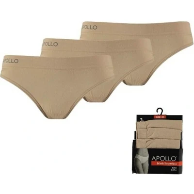 Afbeelding van Apollo dames slips MAAT S 3 pack huid