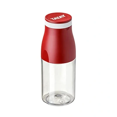 Afbeelding van Tatay Urban Drink Drinkfles, 400 ml, luchtdicht, van Tritan, BPA vrij, onbreekbaar, smaak en geurloos, geschikt voor vaatwasser magnetron, bordeaux