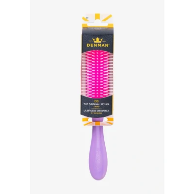 Afbeelding van Denman D3 Original Styler 7 ROW Borstel, Maat: One Size, African violet